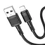 Кабель Hoco X83 USB to Lightning 1 м черный - миниатюра 1