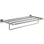 Полка Frap с полотенцедержателем F30124 1/10, Хром матовый - миниатюра 1
