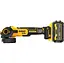 Шлифмашина угловая аккумуляторная DeWalt с АКБ и ЗУ DCG409VST1 - миниатюра 2