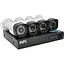 Комплект відеоспостереження PiPo Outdoor 016-4-5MP (4 вуличні камери, кабелі, блок живлення, відеореєстратор APP-Xmeye) - мініатюра 1