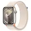 Смарт-годинник Apple Watch Series 9 GPS 45mm Starlight Aluminum Case w. Starlight Sport Loop (MR983) - мініатюра 1