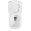 Унитаз подвесной Qtap Crow безободковый с сиденьем Soft-close QT05335171W - миниатюра 7