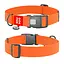 Ошейник для собак водостойкий Waudog Waterproof с QR-паспортом пластиковый фастекс XXL Ш 40 мм Д 46-70 см оранжевый - миниатюра 1