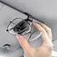 Автомобильный держатель для очков Baseus Platinum Vehicle Eyewear Clip clamping type - миниатюра 3