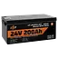 Акумулятор LP LiFePO4 24V (25,6V) - 200 Ah (5120Wh) (Smart BMS 100А) з BT пластик для ДБЖ - мініатюра 4