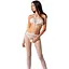 Открытый бодистокинг Passion BS080 white One size - миниатюра 1