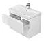 Тумба для ванной комнаты Cersanit CET В02 с умывальником Moduo Slim 50 см Белый UN509-040 30412 - миниатюра 2