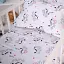 Комплект постельного белья MirSon Бязь 20-0040 Cute white zebra 160x220 см белый (2200010272147) - миниатюра 5
