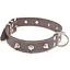 Нашийник для собак Zoo-hunt шкіряний з шипами коричневий ЗОШ 2,5/36-45 см - мініатюра 1