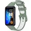 Ремешок DK CDK для Huawei Band 10 Silicone Sport Band Nike (016452) (light green / white) - миниатюра 3