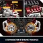 Конструктор двигатель Mould King Gran Turismo S Maseratti V8 Engine моторизованный детский мотор 787 деталей - миниатюра 5