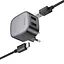 Сетевое зарядное устройство Hoco CS31A 2 х USB + кабель Type-C - миниатюра 5