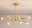 Светодиодная люстра Изумруд 8609 (Золотистая) на 6 плафонов - миниатюра 4