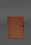 Шкіряний блокнот А4 (софт-бук) 9.2 світло-коричневий Краст - мініатюра 2