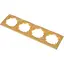 Рамка Brille на 4 поста шампань NB-4F iv - миниатюра 2