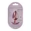 Анальна пробка Ouch! Smooth Anal Plug Metallic L 8.9 см (рожеве золото) - мініатюра 7
