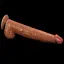 Фаллоимитатор LoveToy Sliding-Skin Dual Layer Dong King Sized 34 см коричневый - миниатюра 21