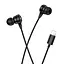 Дротові навушники Hoco M116 Benevolent universal earphones with microphone, 1.2m, lightning, black - мініатюра 3