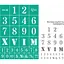 Трафарет многоразовый самоклеющийся №36 Цифры А4 21×29,7см Rosa Talent - миниатюра 1