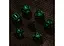 Набір кубиків Runic Black & glow-in-the-dark Dice Set , 7 шт. (SRUN03) - мініатюра 3