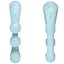 Вібратор для потрійної стимуляції Satisfyer Tri Ball 2 20.5 см блакитний - мініатюра 13