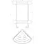 Полочка угловая двойная Globus Lux BQ9422 - миниатюра 3