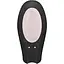 Смарт-вібратор для пар Satisfyer Double Joy із широким кліторальним стимулятором Чорний - мініатюра 4