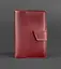 Шкіряна обкладинка для паспорта 4.0 бордова - мініатюра 1