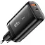 Зарядний пристрій адаптер блок Essager Shining 65 W GaN Travelling Charger (ECTAC-MYB01-Z) - мініатюра 1