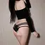 Трусики спокусливі жіночі S/M Чорний K000919 - мініатюра 2