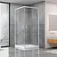 Душевая кабина Dusel A -513 90x90x190 прозрачная, Универсальная, прозрачная, хром, 90x90 - миниатюра 1