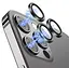 Защитное стекло на камеру DK для Apple iPhone 15 Pro Max Lens Metal Ring Eagle Eye 017190 black - миниатюра 2