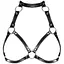 Портупея на грудь Obsessive A740 harness black, искусственная кожа - миниатюра 1