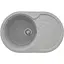 Гранитная кухонная мойка Romzha Rasa 78 Seda (602) с крылом - миниатюра 1