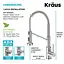 Смеситель для кухни на две воды Kraus Bolden KFF-1610SFS Нержавеющая сталь - миниатюра 5