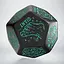 Кубик Q-Workshop Monster Generator Die: Black&Turquise (12VMRG02) - мініатюра 1