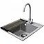 Комплект гранітна мийка + змішувач Romzha Adiere Seda (A) - мініатюра 1