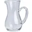 Кувшин TS Kitchen из толстого стекла фигурный 300 мл прозрачный HP573 - миниатюра 1