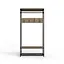 Вішалка модульна підлогова Ferrum-decor Треліс 15 180x90x38 чорний ДСП Дуб Сонома 16мм (FRD-104364) - мініатюра 1