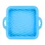 Форма квадратная силиконовая для выпечки кексов, тортов, пирогов и пирожных 18х18 см, A-plus Голубой 85741 - миниатюра 9