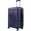 Валіза Середній (М) Полікарбонат На 4-х подвійних колесах 70л POLO ПК007-М Синій - мініатюра 1