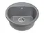 Кухонная мойка гранитная Miraggio Malibu gray 516x516x220 00208306, Серый - миниатюра 2