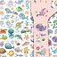 Набор детских блестящих временных тату «Морские животные» kids-tatto-see-set - миниатюра 3