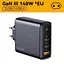Зарядное устройство адаптер питания Voltme 140W GaN V1152 черный (вилка EU) - миниатюра 2