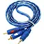 Кабель-переходник звуковой 3.5 мм M - 2xRCA M 5 м синий (S0706) - миниатюра 1