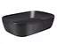 Комплект Qtap Robin: Раковина накладная прямоугольная 600x390x150 мм Matt Black + Донный клапан PU03 (QT132143PMBMBN47296) - миниатюра 3