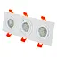 Светильник врезной поворотный Brille HDL-DT 109/3 MR16 WH 36-251 - миниатюра 1