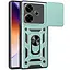 Чехол Ummi Camshield Serge Ring для Xiaomi Redmi 13 4G / Poco M6 4G Зеленый / Green - миниатюра 1