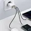 Адаптер питания 3 порта Baseus 2 USB + Type-C 30 W CCXJ-E02 зарядное быстрое - миниатюра 7