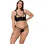 Комплект из экокожи Passion Malwia Bikini black 4XL/5XL - миниатюра 1